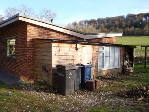 Large contemporary extension - Before